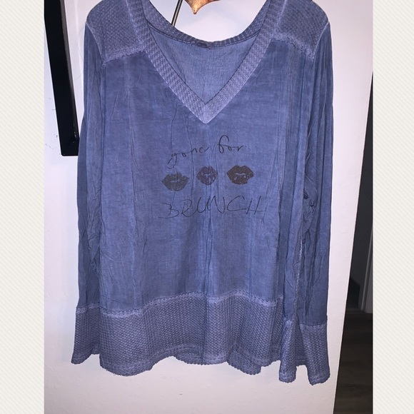 ‘gone 4 Brunch’ Graphic Soft Knit Top - Picture 10 of 15